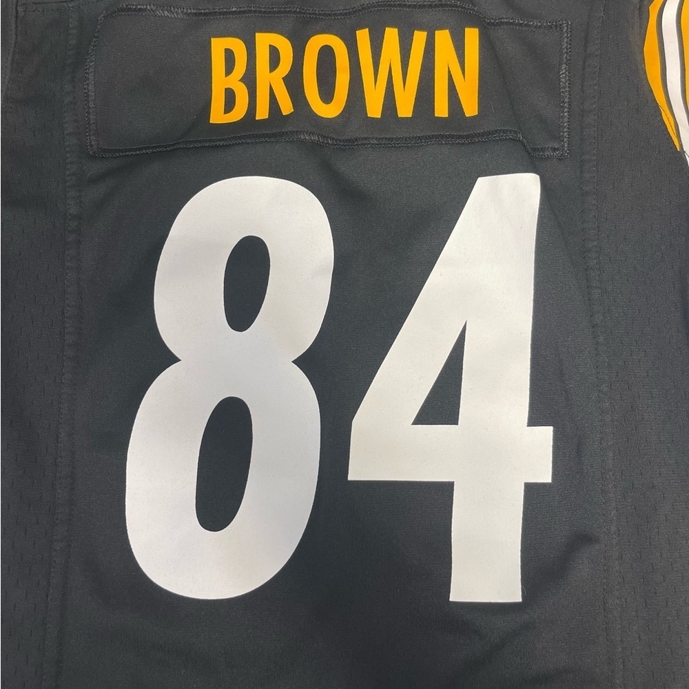 Antonio Brown Pittsburgh Steelers Nike Youth Official Game Jersey – Black - Picture 3 of 6